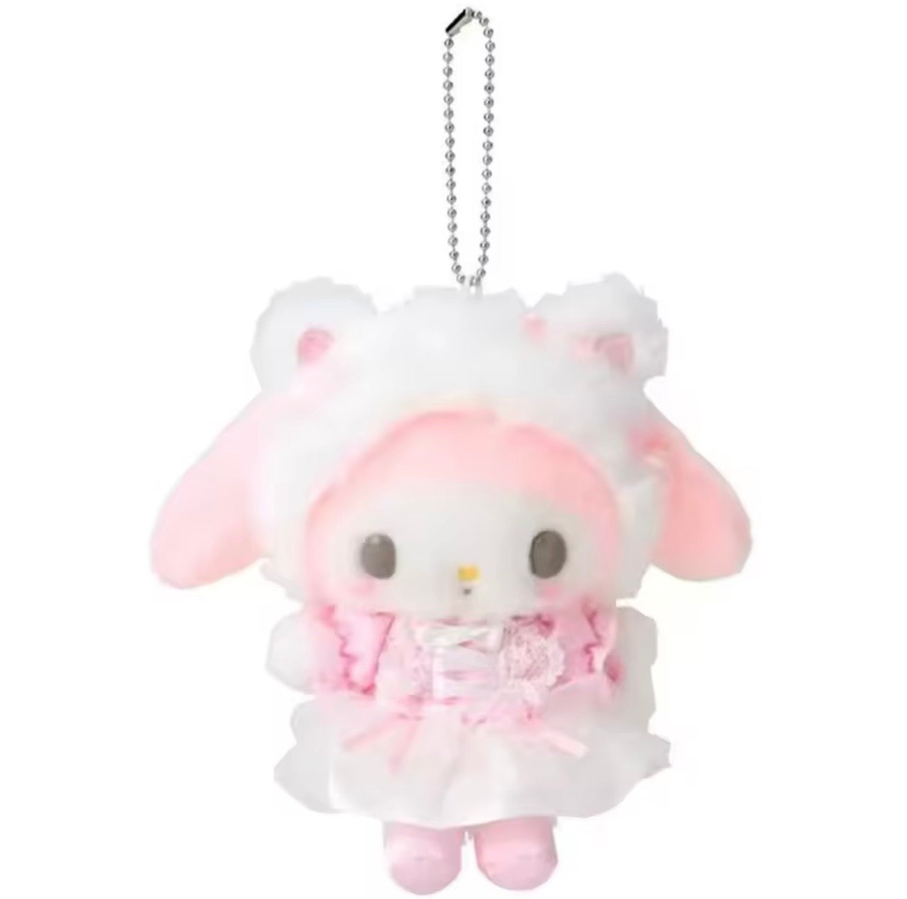 My Melody Cat Ballerina Plush Keychain