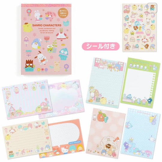Sanrio Characters Notepad With Sticker Sheet