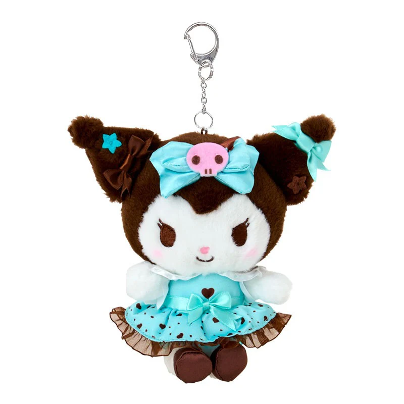 Kuromi Chocolate Mint Plush Keychain