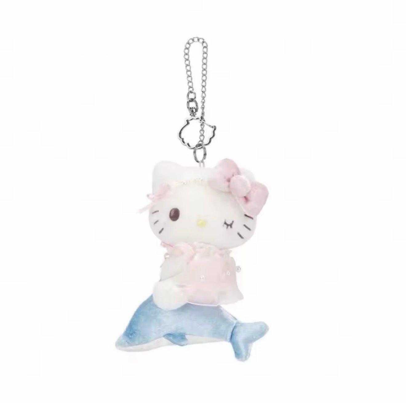 Hello Kitty Moonlight Dolphin Plush Keychain