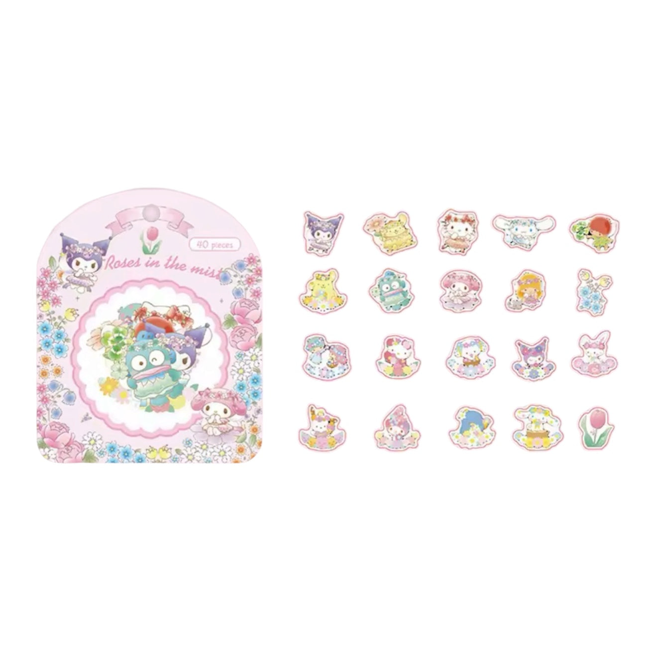 Sanrio Characters Flower Sticker Flakes