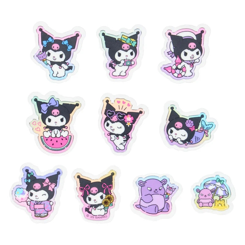 Sanrio Kuromi Summer Sticker Set