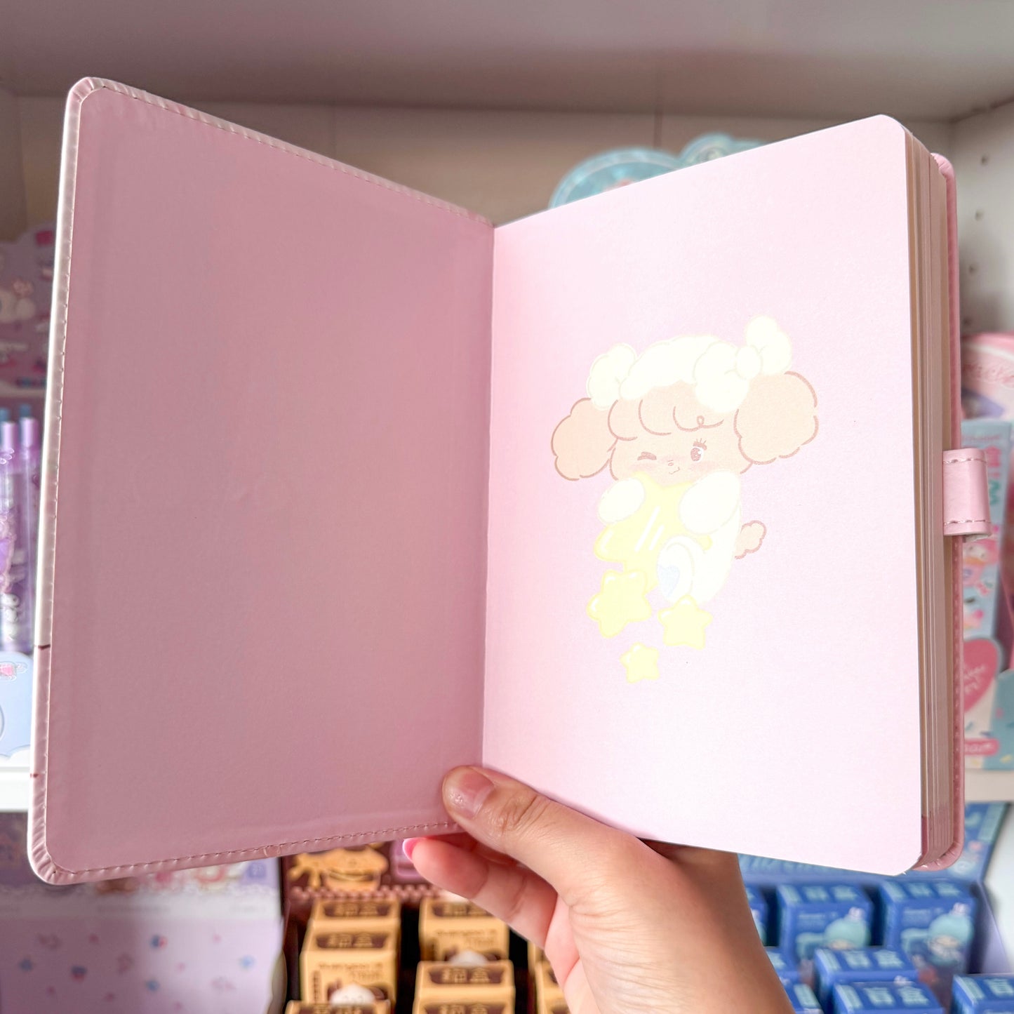 Mikko illustrations Natsu A5 Magnet Strap Notebook Journal