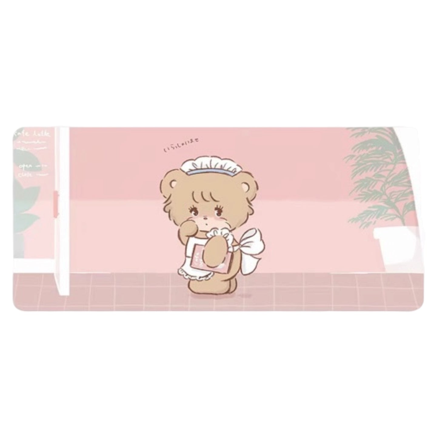Mikko illustrations Latte Maid Large Desk Mat