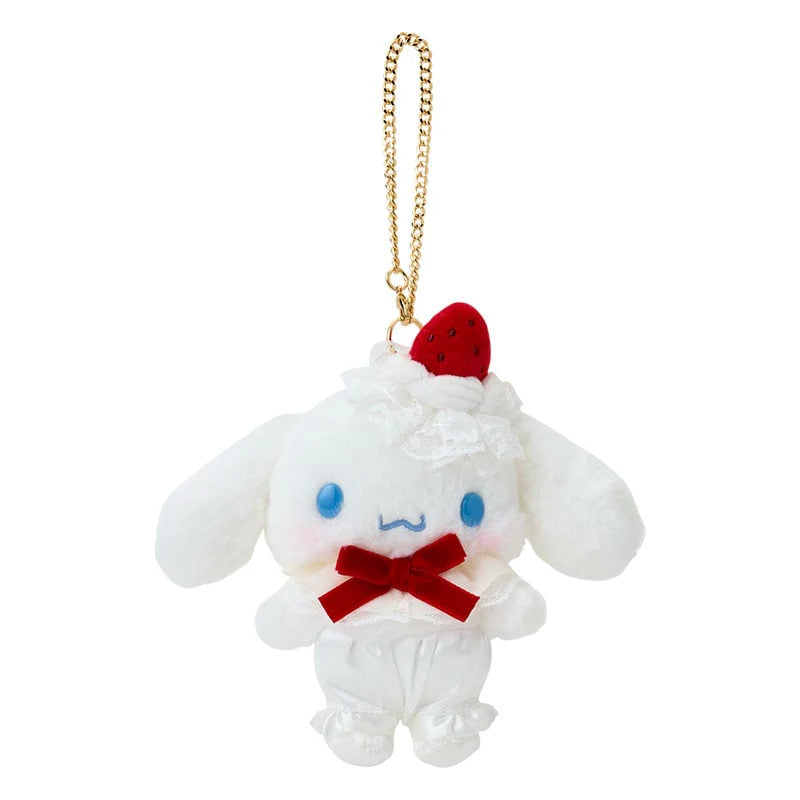Cinnamoroll Strawberry Cake Plush Keychain