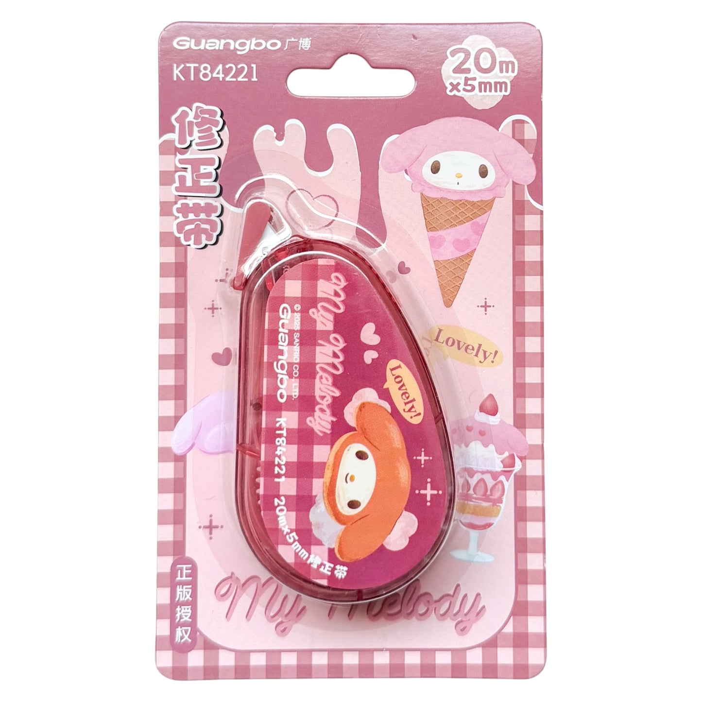 My Melody Icecream Series Tape Corrector