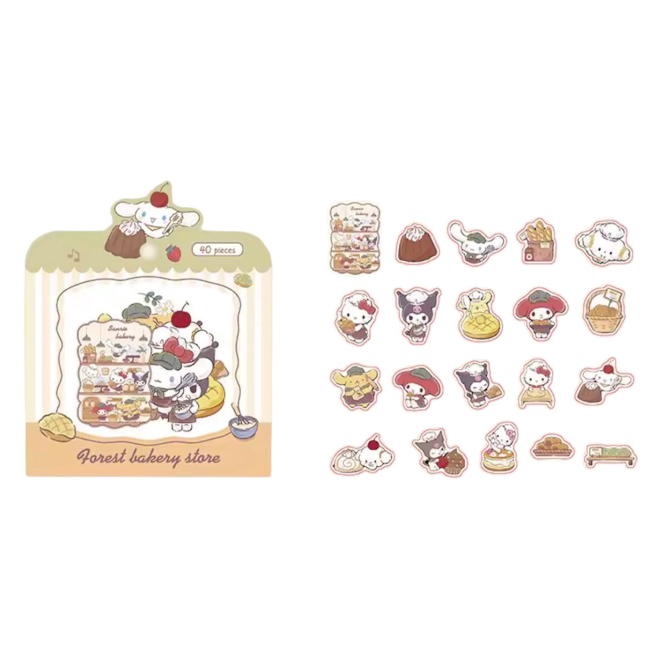 Sanrio Characters Bakery Sticker Flakes
