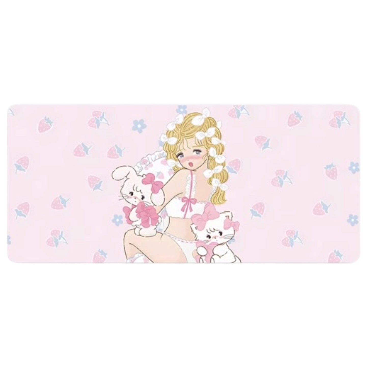 Mikko illustrations Cammy & Mousse Large Desk Mat