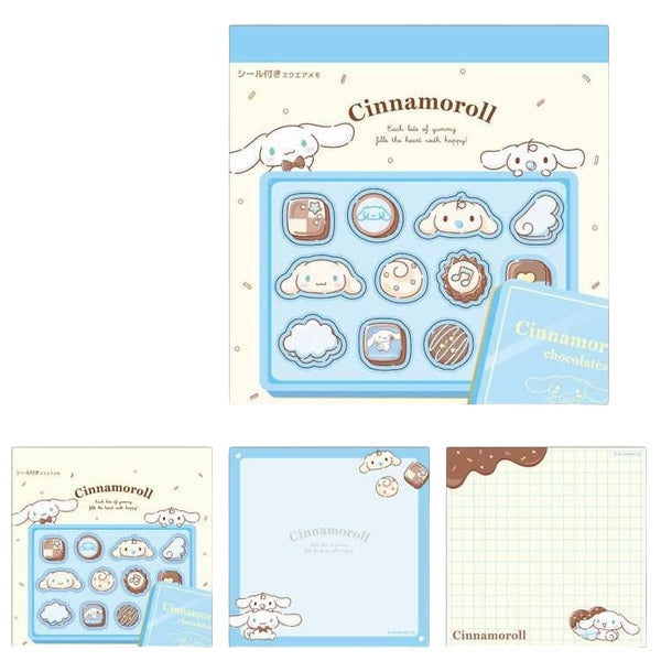 Sanrio Cinnamoroll Memopad With Sticker Sheet