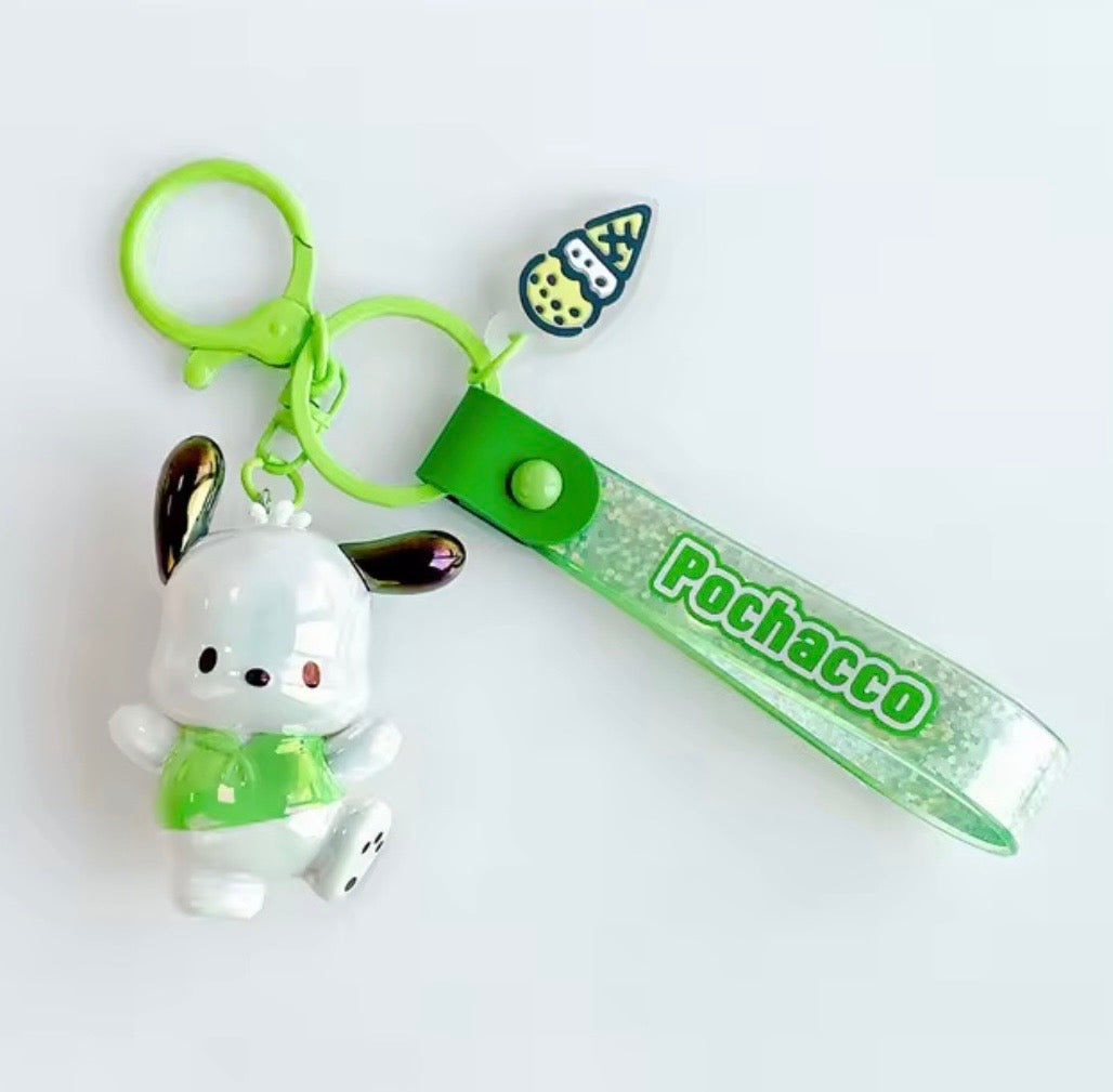 Pochacco Iridescent Keychain Pendant