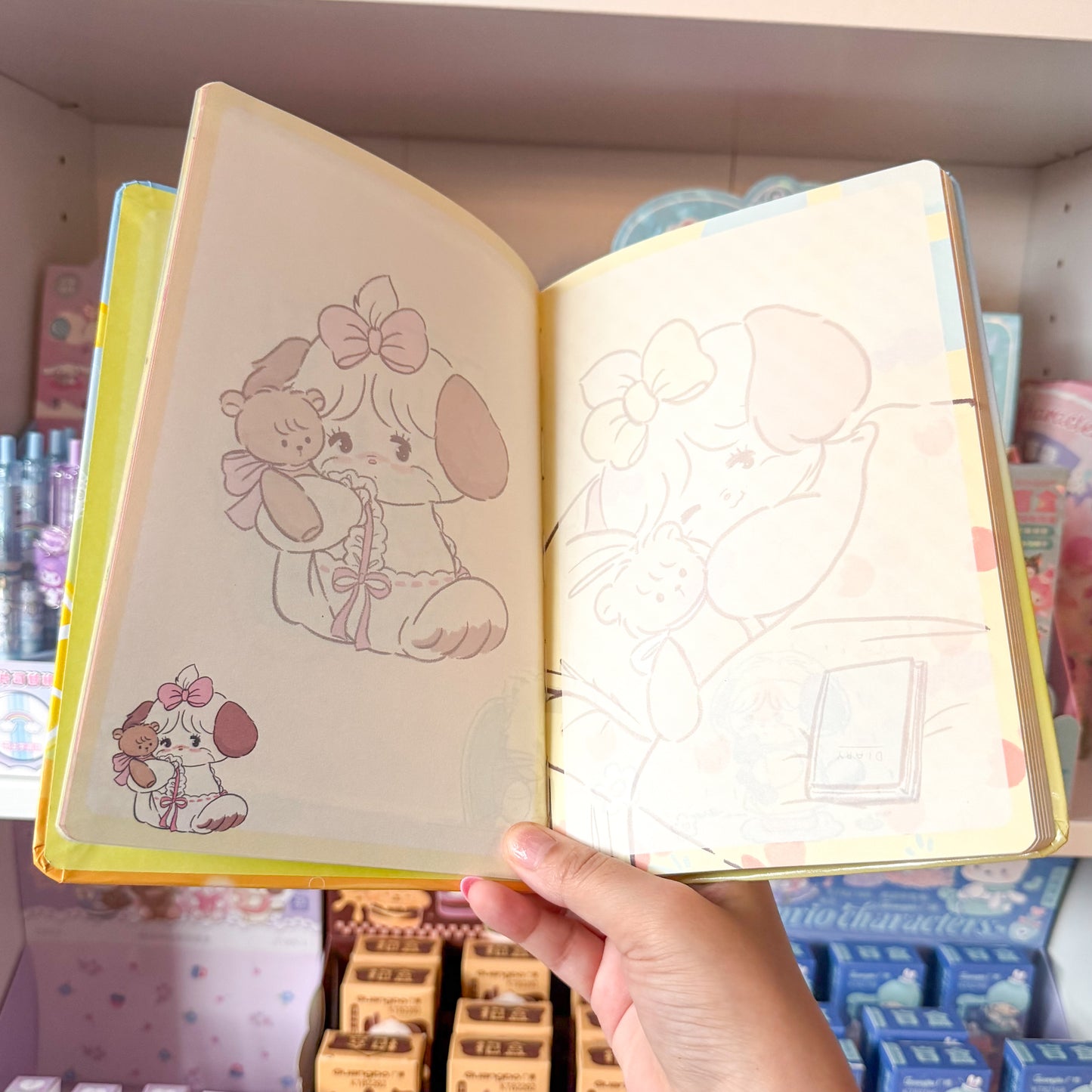 Mikko illustrations Summer Family A5 Hardcover Notebook Journal