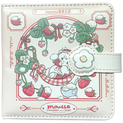 Mikko illustrations Mousse Strawberry Small Magnet Notebook Journal