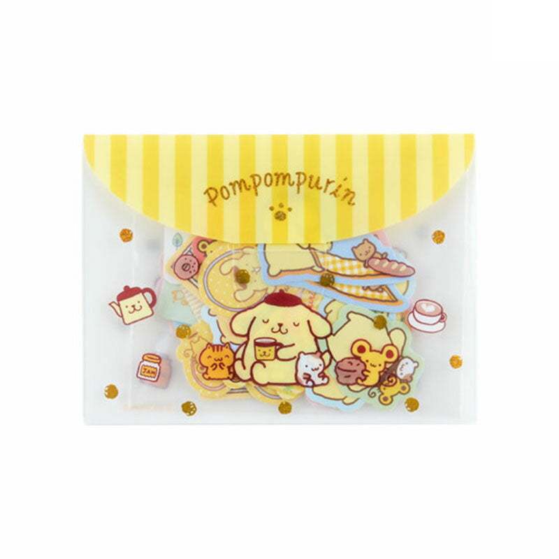 Sanrio Pompompurin Envelope Case Sticker Set