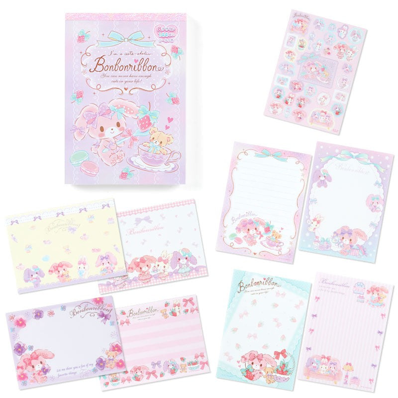 Sanrio Bonbon Ribbon Notepad With Sticker Sheet