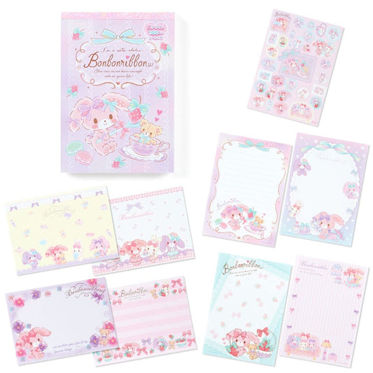 Sanrio Bonbon Ribbon Notepad With Sticker Sheet