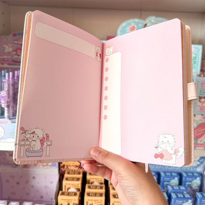 Mikko illustrations Mousse A5 Magnet Strap Notebook Journal