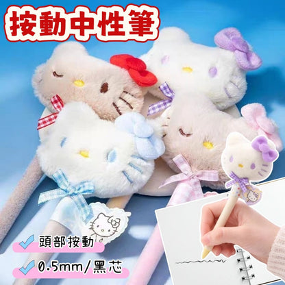 Hello Kitty Red Bow Plushy Pen