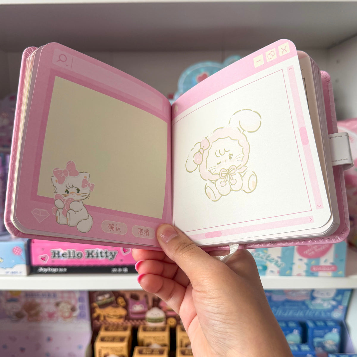Mikko illustrations Office Mousse Small Magnet Strap Notebook Journal
