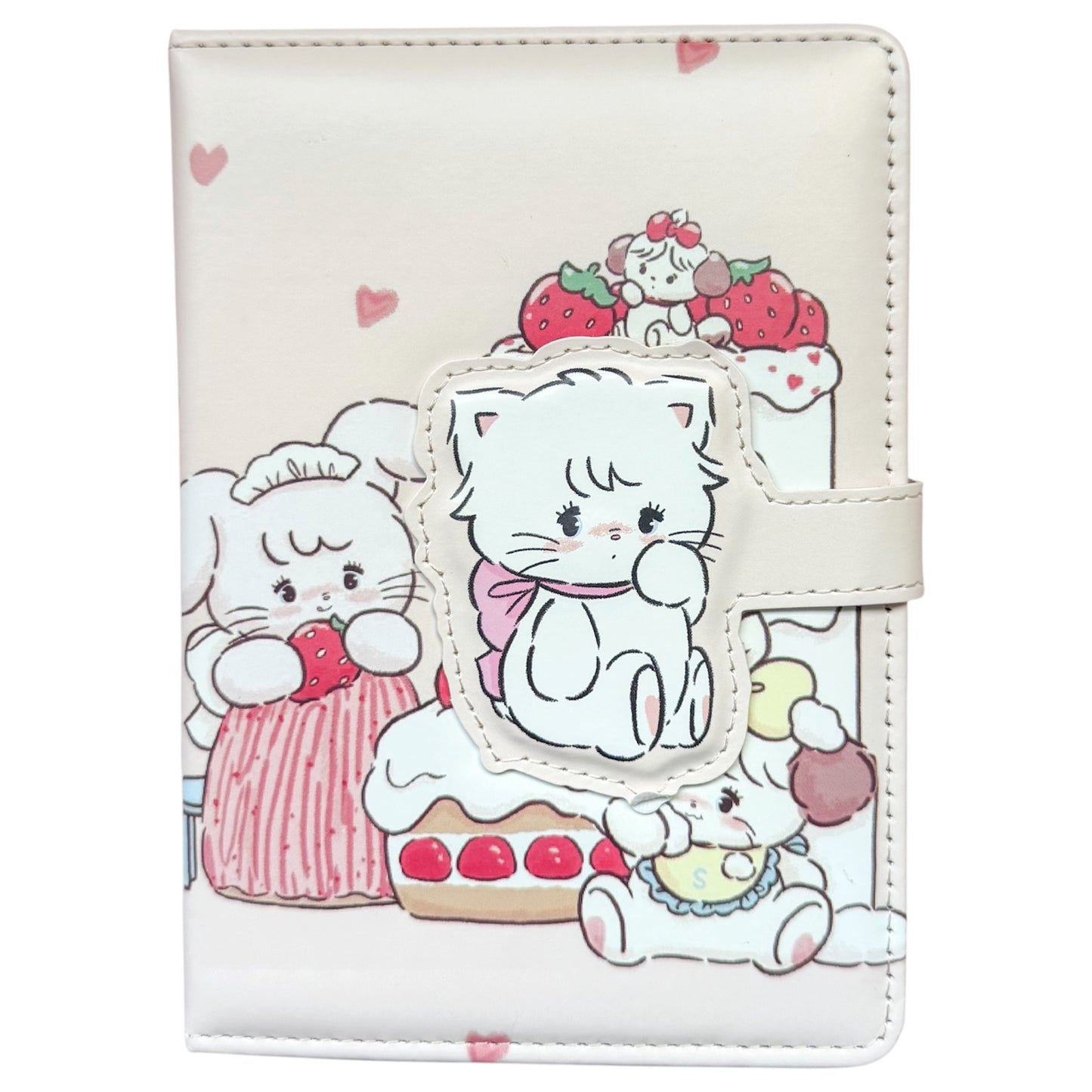 Mikko illustrations Mousse A5 Magnet Strap Notebook Journal