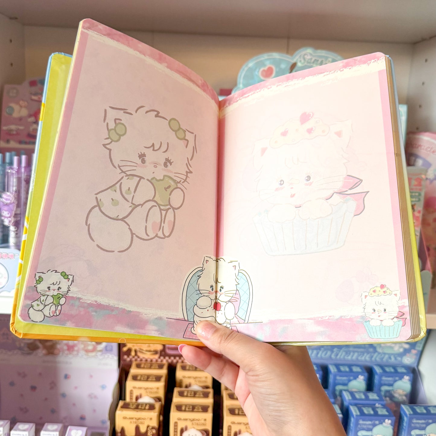 Mikko illustrations Summer Family A5 Hardcover Notebook Journal