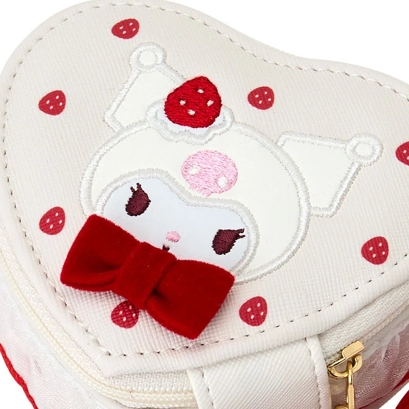 Kuromi Strawberry Shortcake Travel Jewelry Case