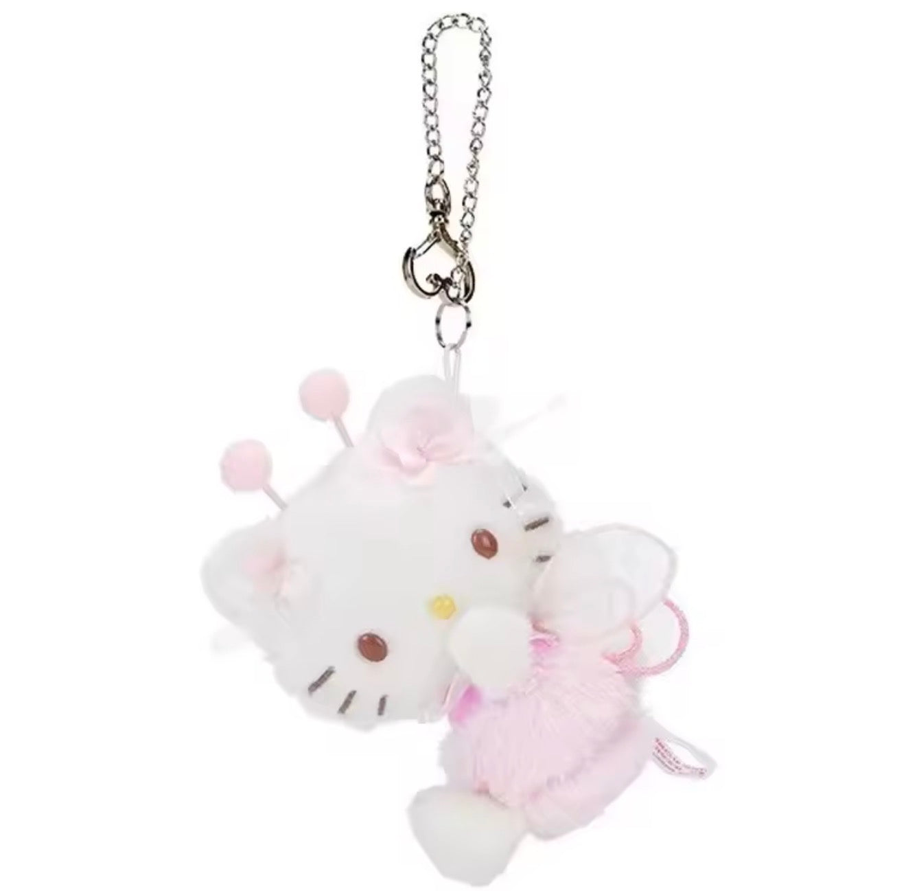 Hello Kitty Flower Field Honey Plush Keychain