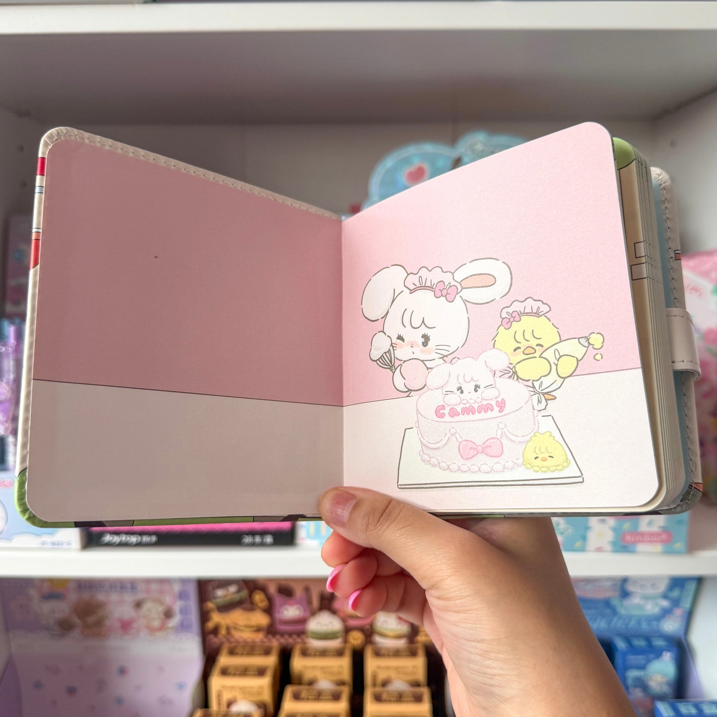 Mikko illustrations Dessert Shop Small Magnet Strap Notebook Journal