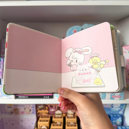 Mikko illustrations Dessert Shop Small Magnet Strap Notebook Journal