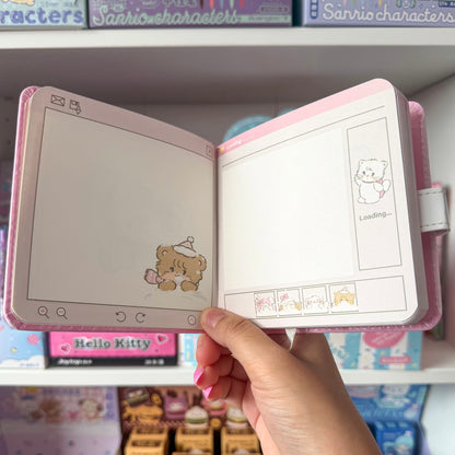 Mikko illustrations Office Mousse Small Magnet Strap Notebook Journal
