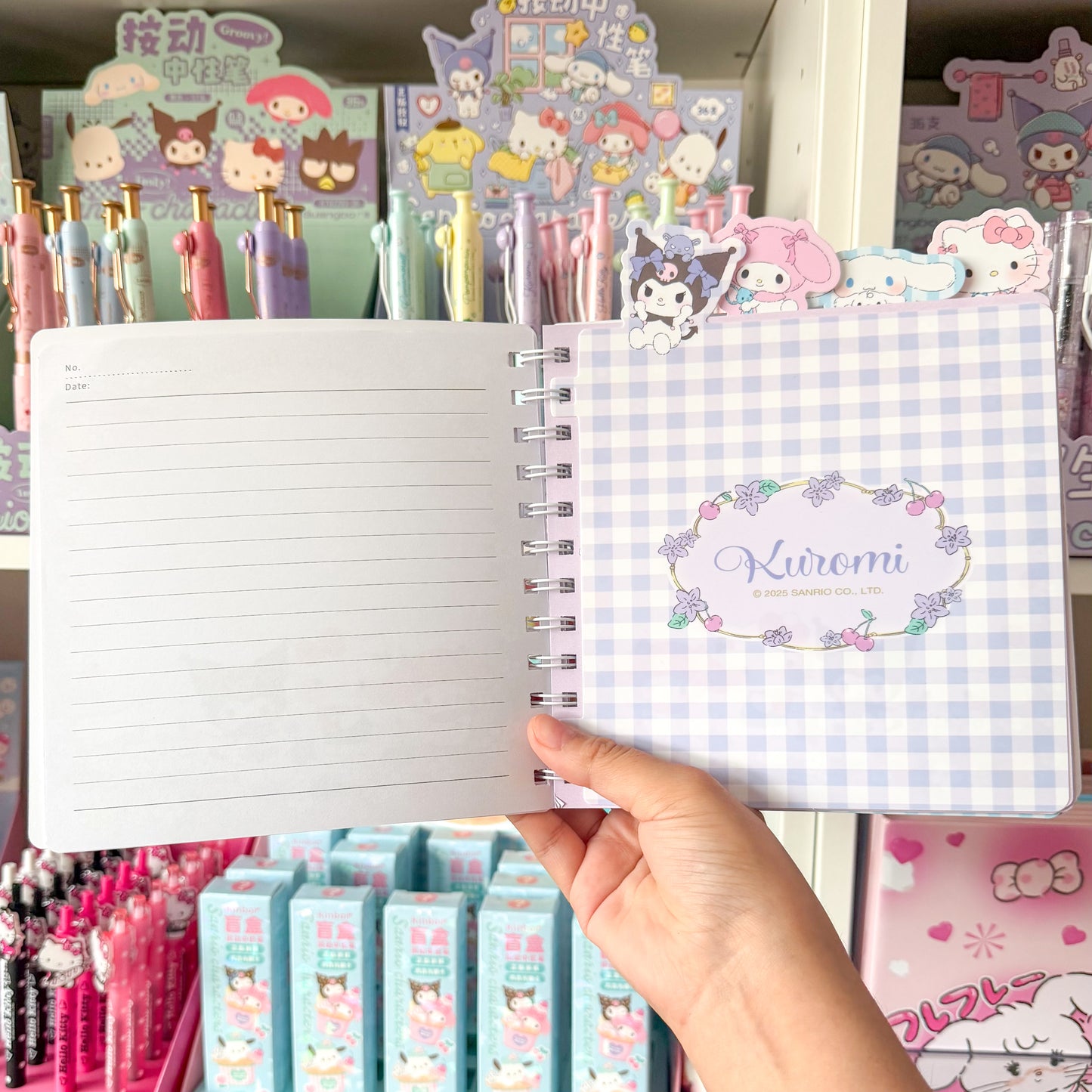 Sanrio Characters Notebook With Tabs