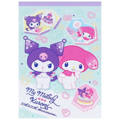 My Melody & Kuromi Notepad (50th & 20th Anniversary)