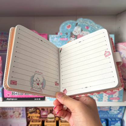 Mikko illustrations Mousse Strawberry Small Magnet Notebook Journal