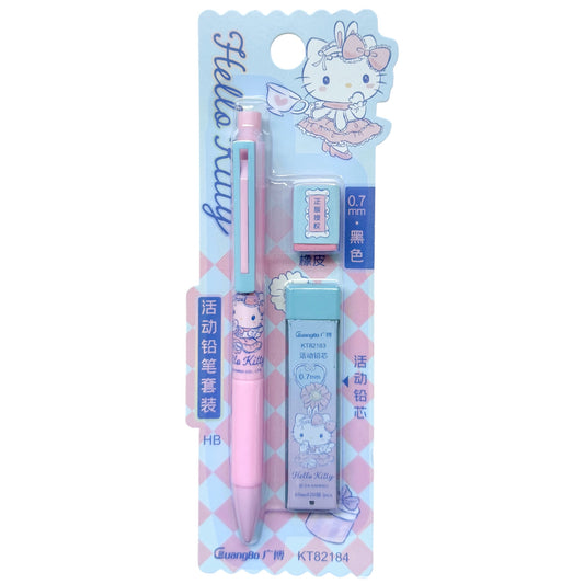 Hello Kitty Mechanical Pencil Set