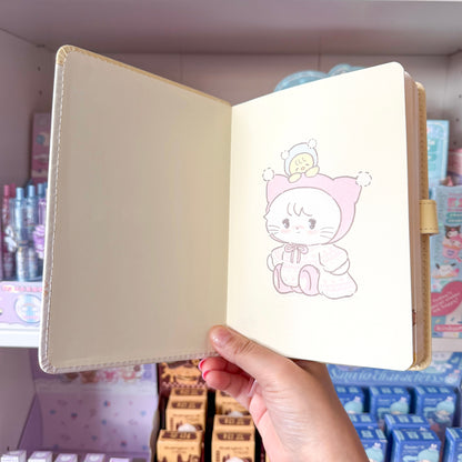 Mikko illustrations Soufflé A5 Magnet Strap Notebook Journal