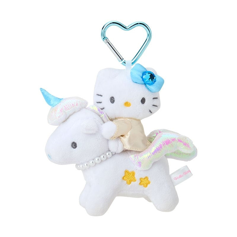 Hello Kitty Unicorn Plush Keychain