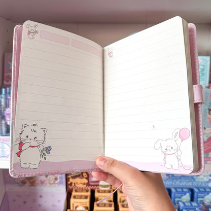 Mikko illustrations Cammy A5 Magnet Strap Notebook Journal