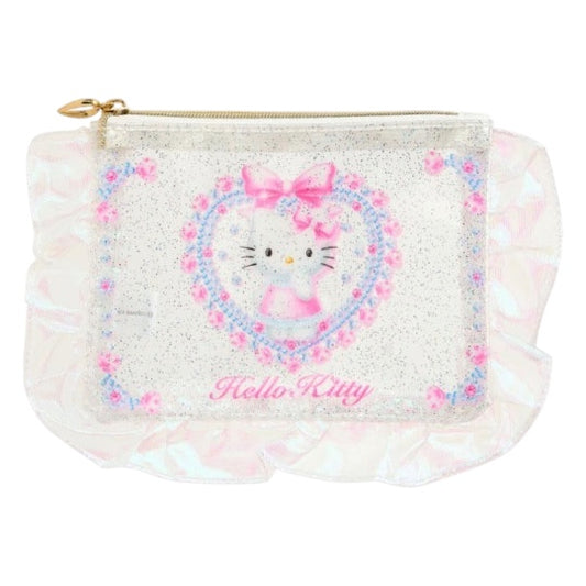 Hello Kitty Small Ruffled Pouch (Ballet Core)