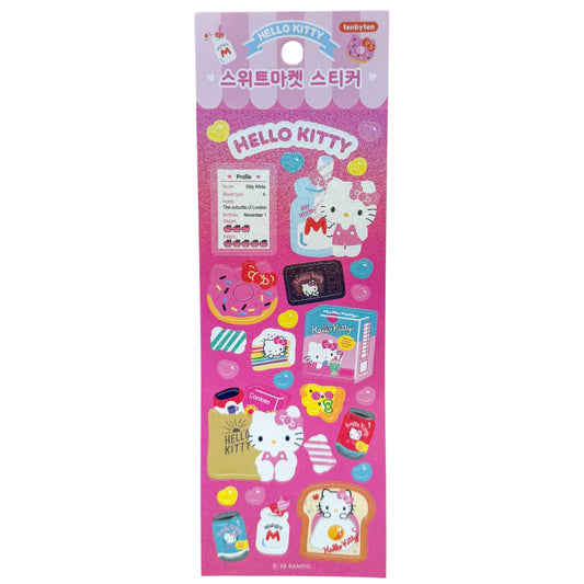 Hello Kitty Snacks Sticker Sheet