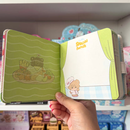 Mikko illustrations Dessert Shop Small Magnet Strap Notebook Journal