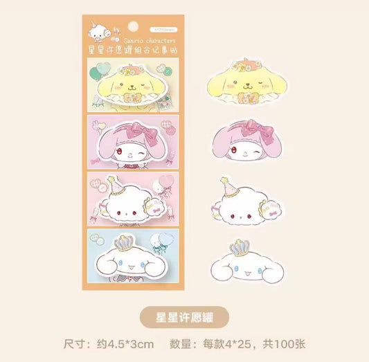 Sanrio Characters Sticky Note Tabs