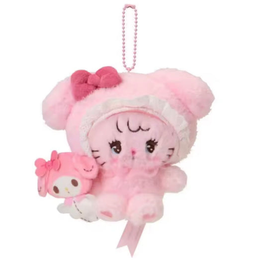 Mikko x Sanrio Cammy/My Melody Plush Keychain