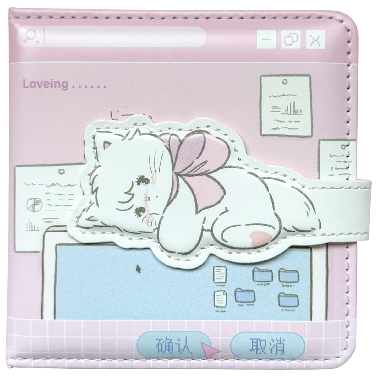 Mikko illustrations Office Mousse Small Magnet Strap Notebook Journal