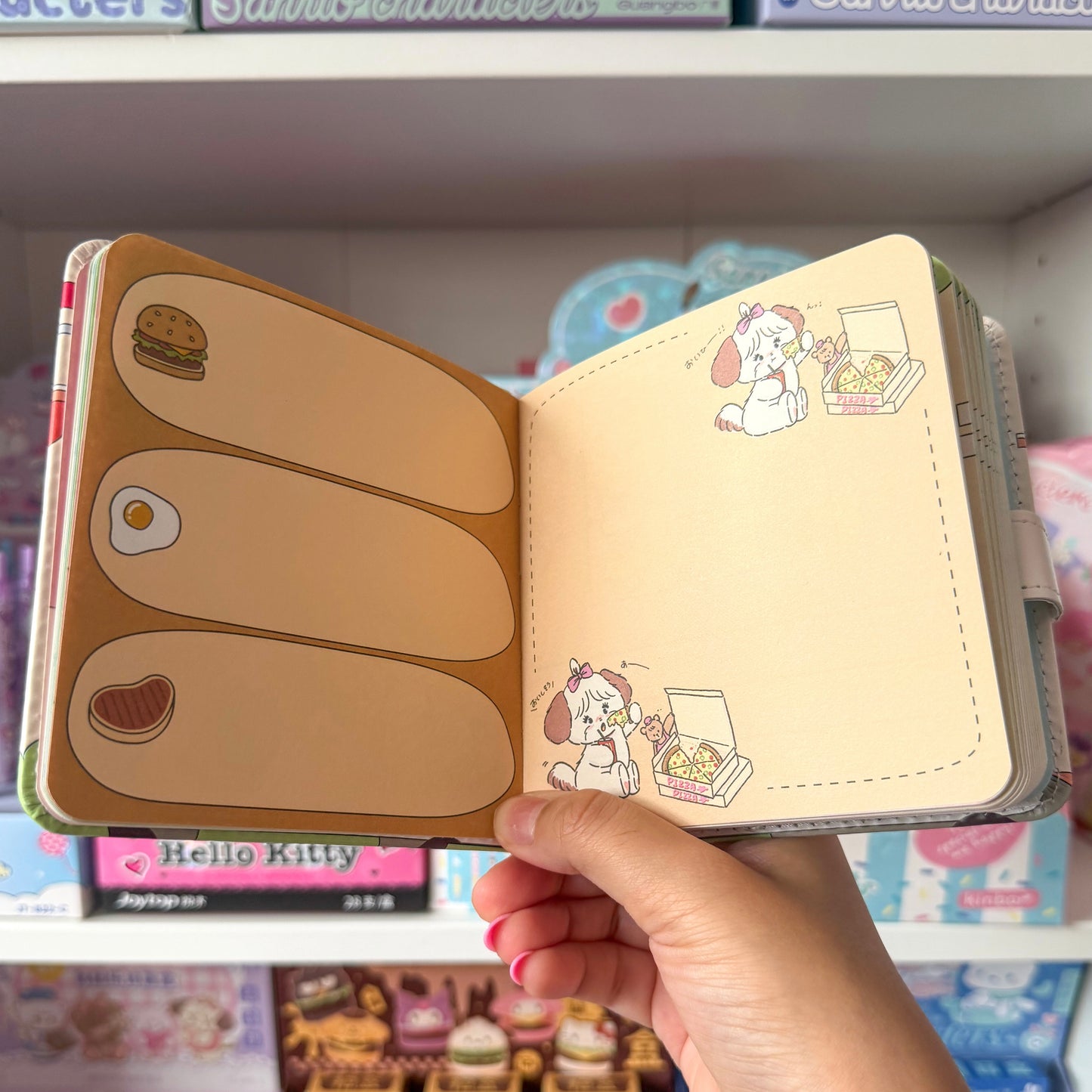 Mikko illustrations Dessert Shop Small Magnet Strap Notebook Journal