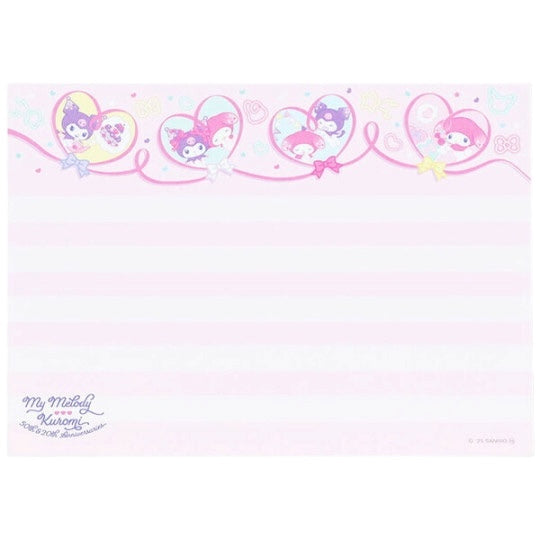 My Melody & Kuromi Notepad (50th & 20th Anniversary)