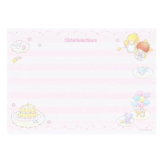 Little Twin Stars Sky Afternoon Notepad (50th Anniversary)