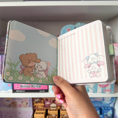 Mikko illustrations Garden Family Small Magnet Strap Notebook Journal