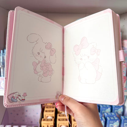 Mikko illustrations Natsu A5 Magnet Strap Notebook Journal