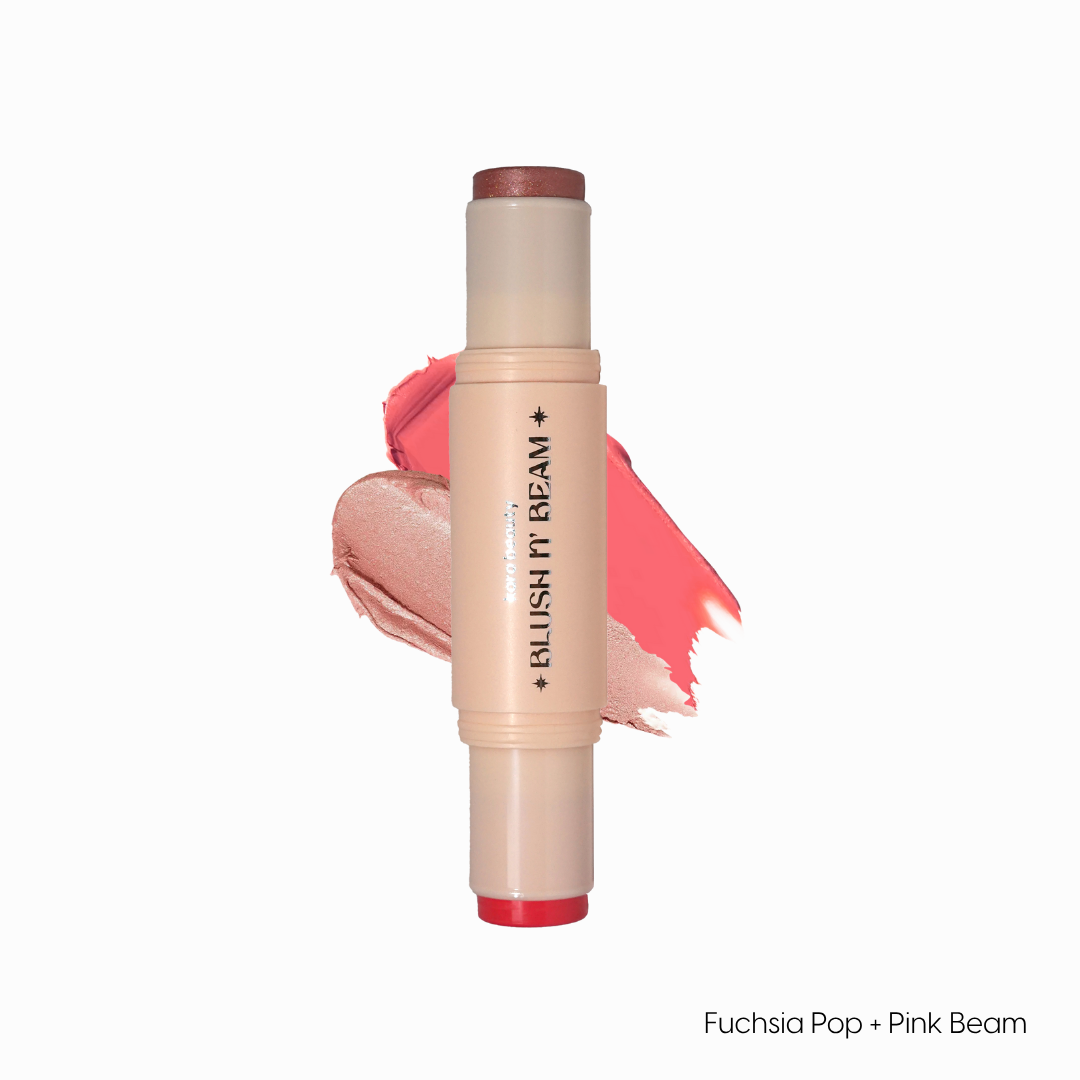 Kara Beauty Blush N’ Beam- Fuchsia Pop+Pink Beam