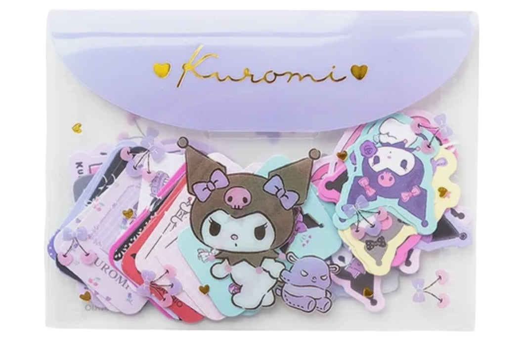 Sanrio Kuromi Envelope Case Sticker Set