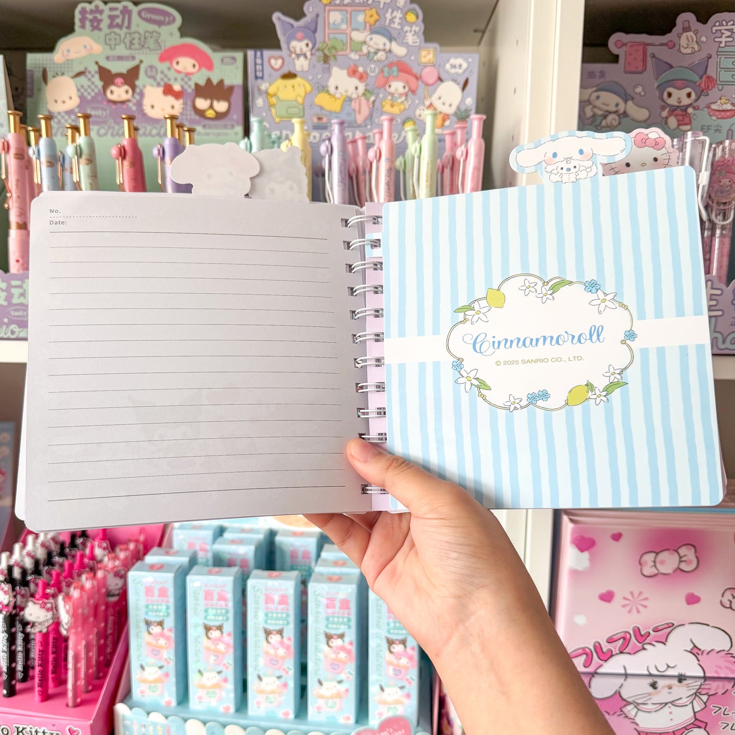 Sanrio Characters Notebook With Tabs